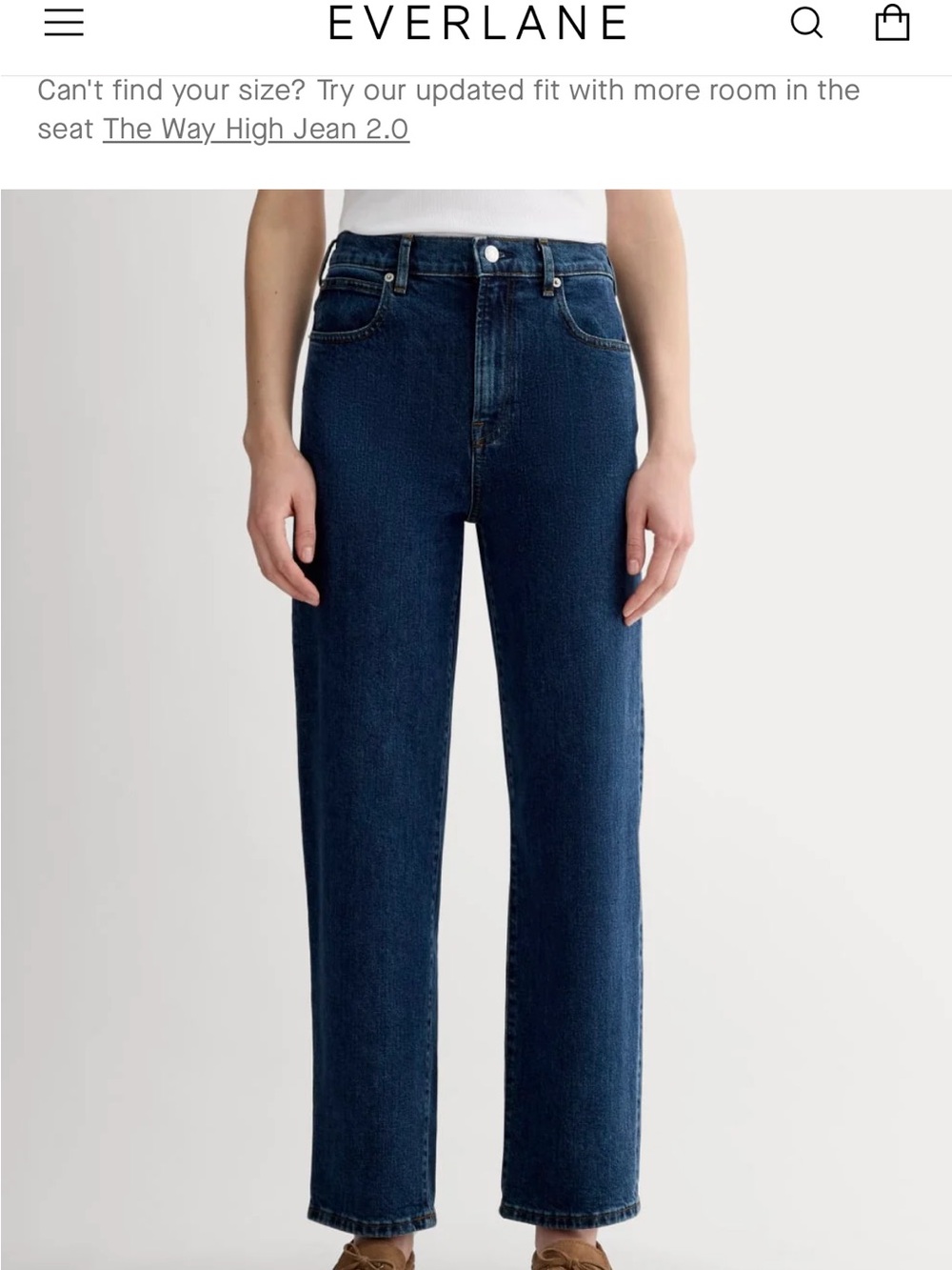 Everlane the Way-High Jean in Vintage Indigo